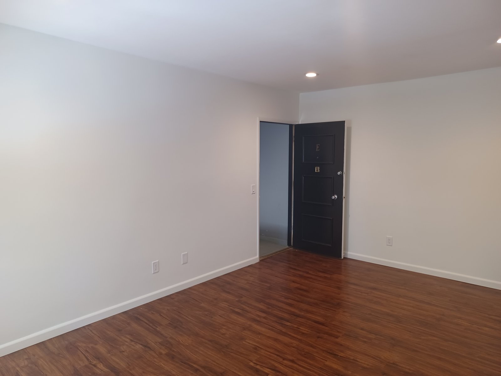 Unit E living room, original unaltered photo